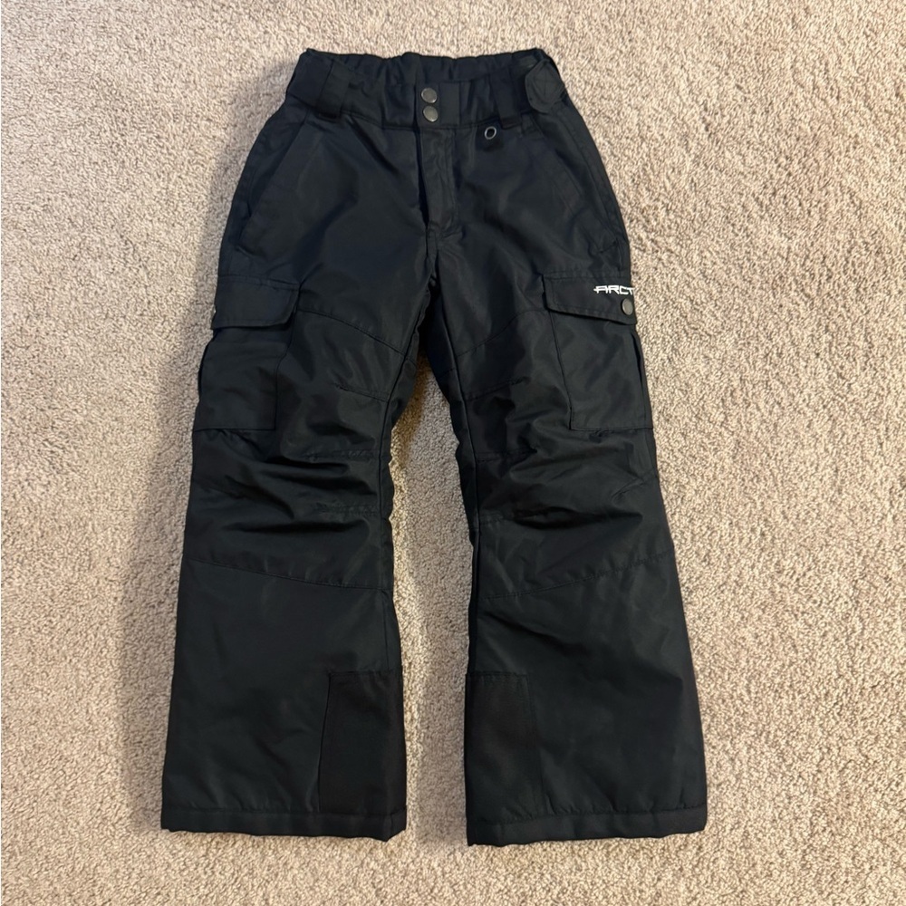 Arctix Black Cargo Pants Kids - size 6-7